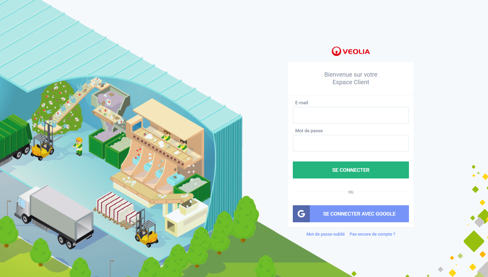 Backend Espace Client Veolia RVD